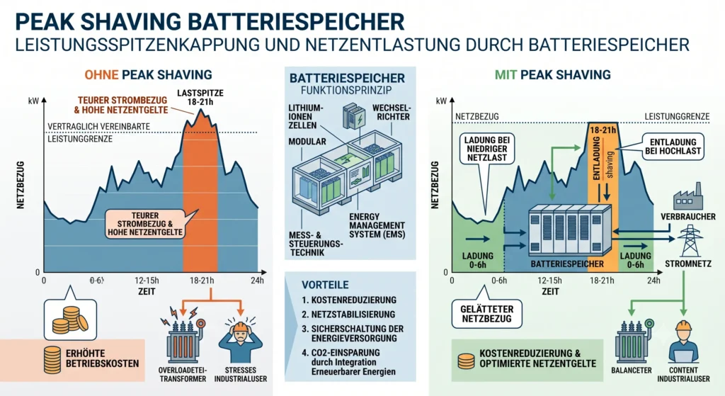 peak shaving batteriespeicher